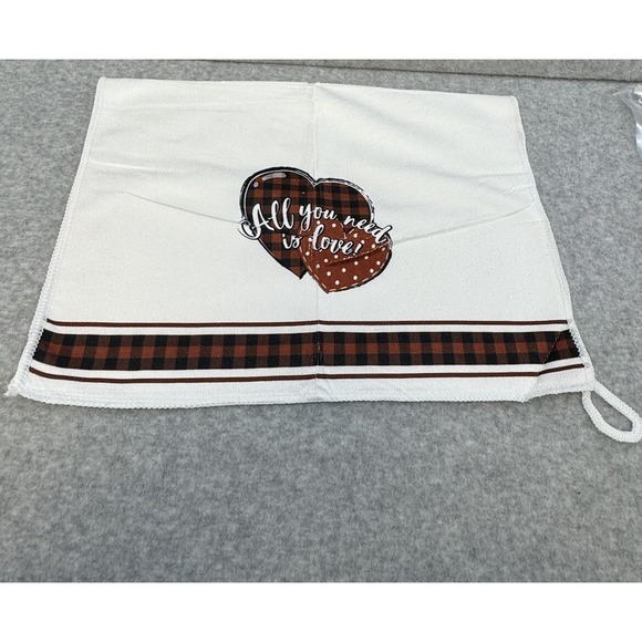 Other - Valentines Day Kitchen Towels Decorative Set Of 4 Different Scenes Gnomes Love